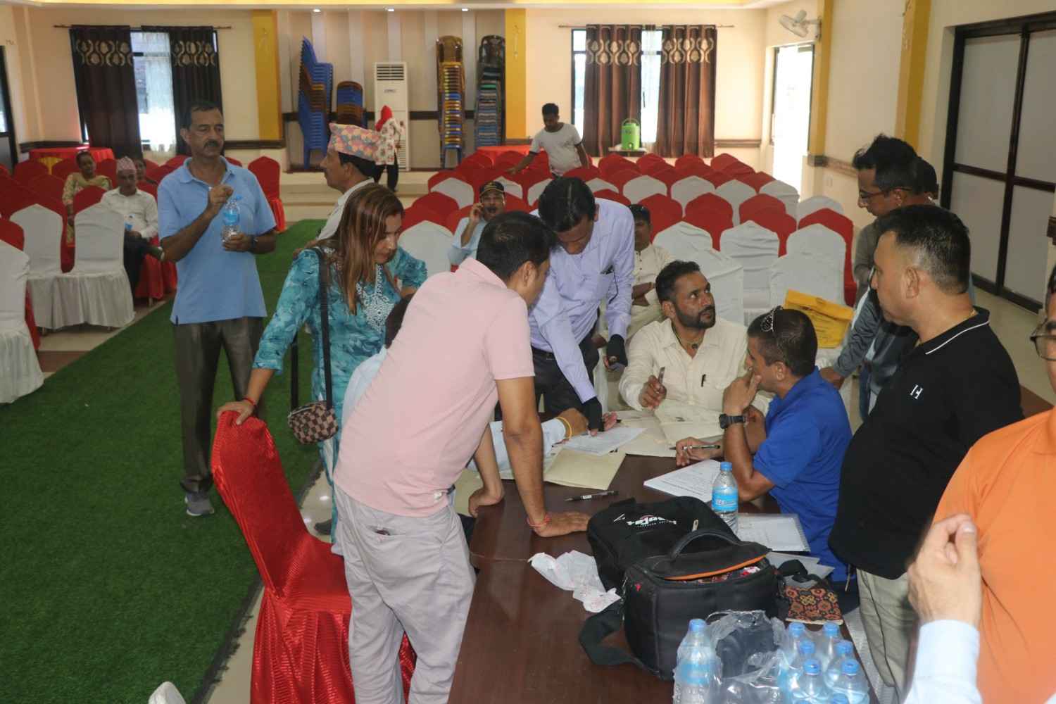 Meeting registration and documentation process